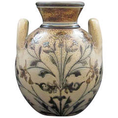 Martin Brothers Two Handled Vase
