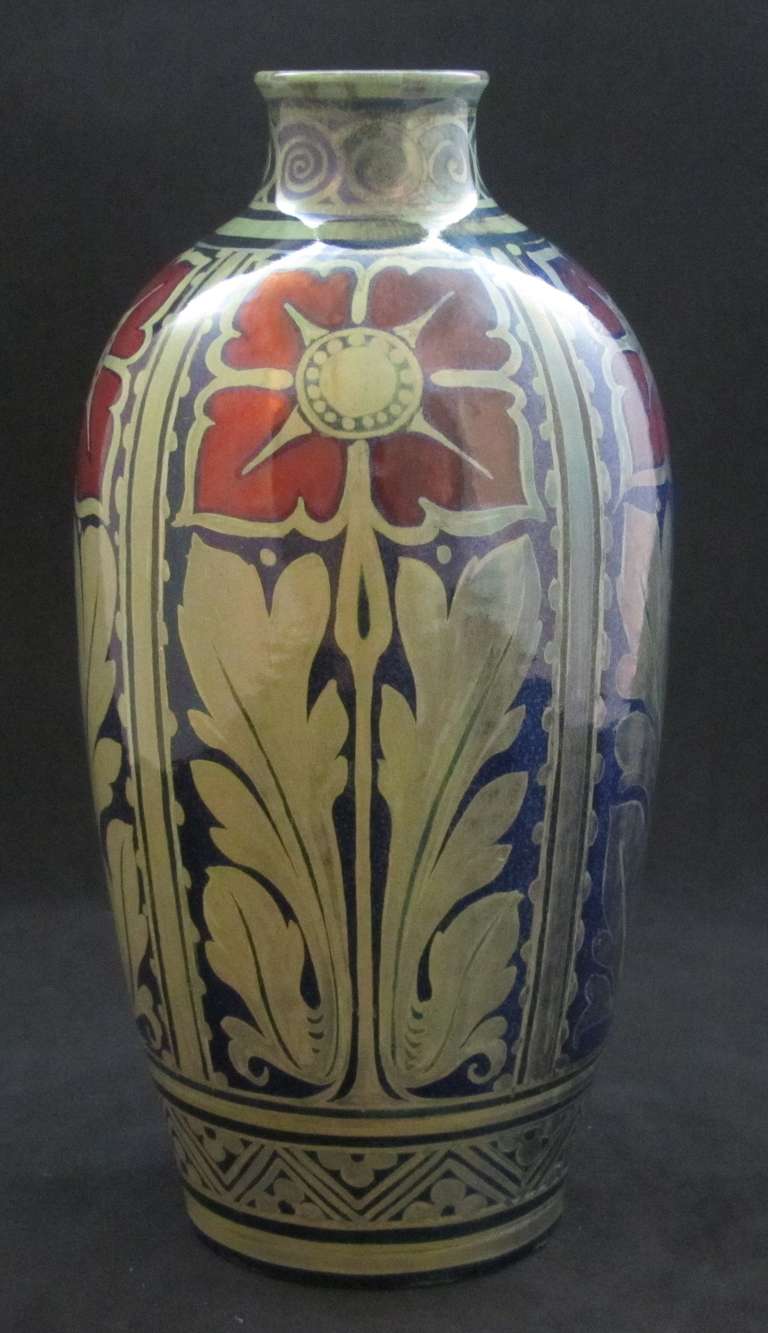 British Pilkington's Lustre Vase