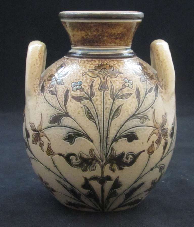 Martin Brothers Two Handled Vase