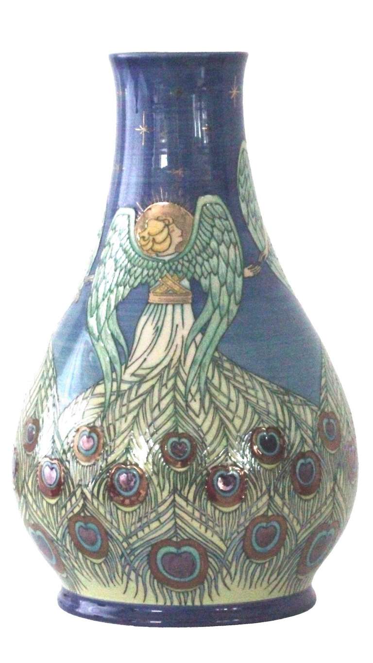 Heidi Warr, "Wings of Angels" Large Vase