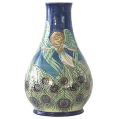 Heidi Warr, "Wings of Angels" Large Vase