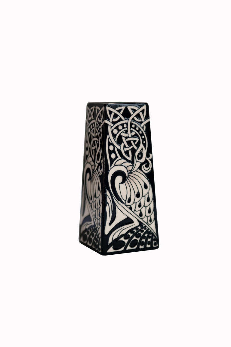 Heidi Warr Miniature "Celtic Bird" Vase