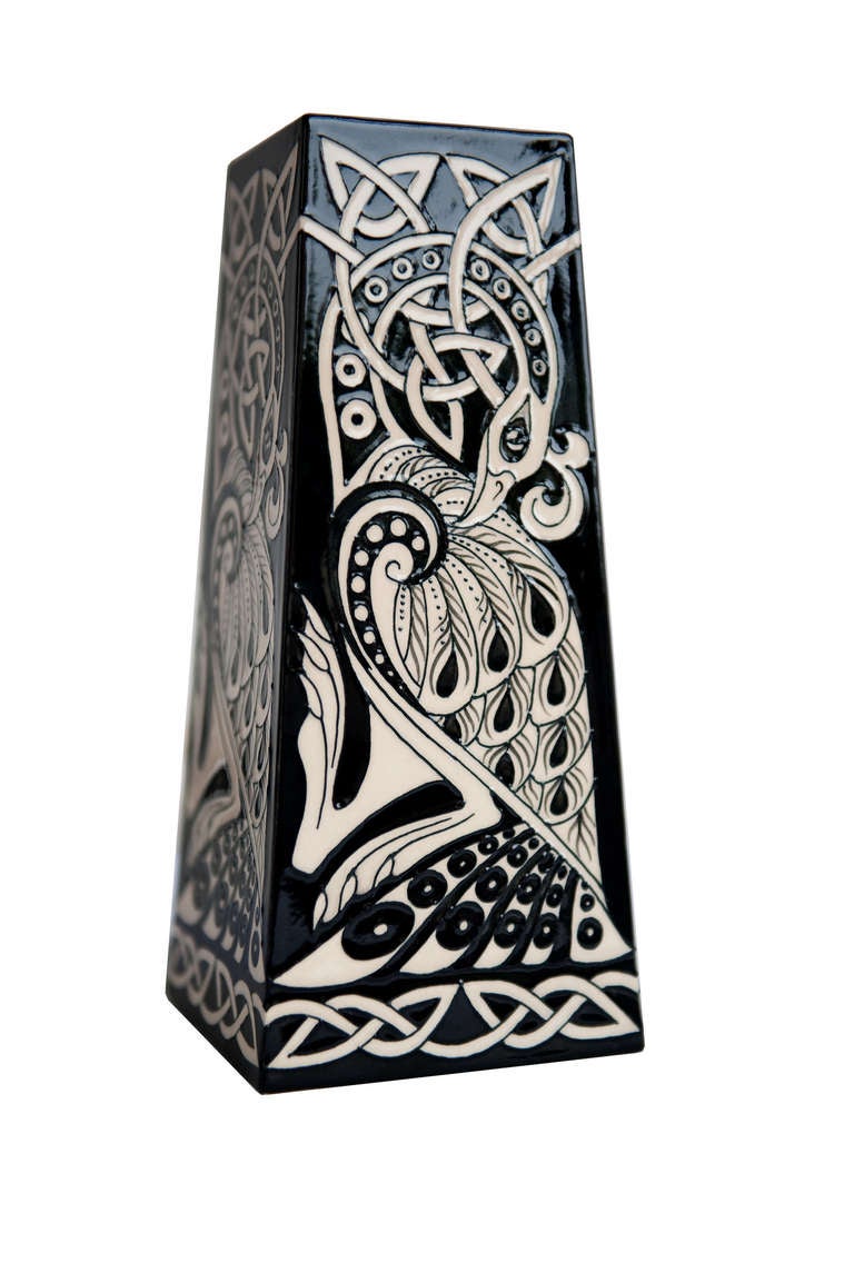 Heidi Warr Limited Edition Celtic Bird Vase