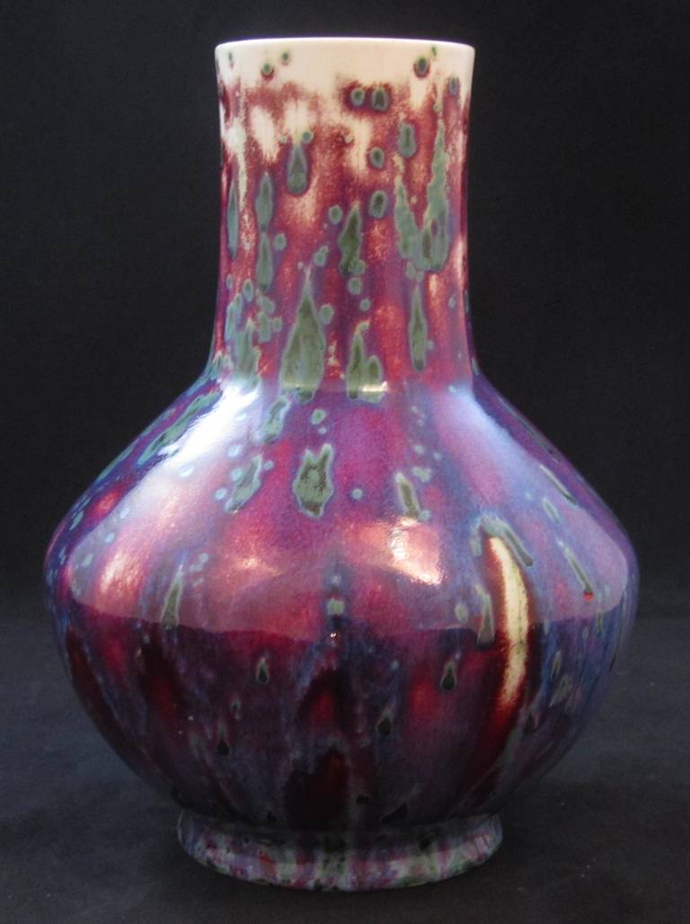 Ruskin Vase in a high fired glaze