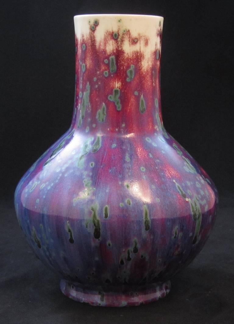 British Ruskin Vase For Sale