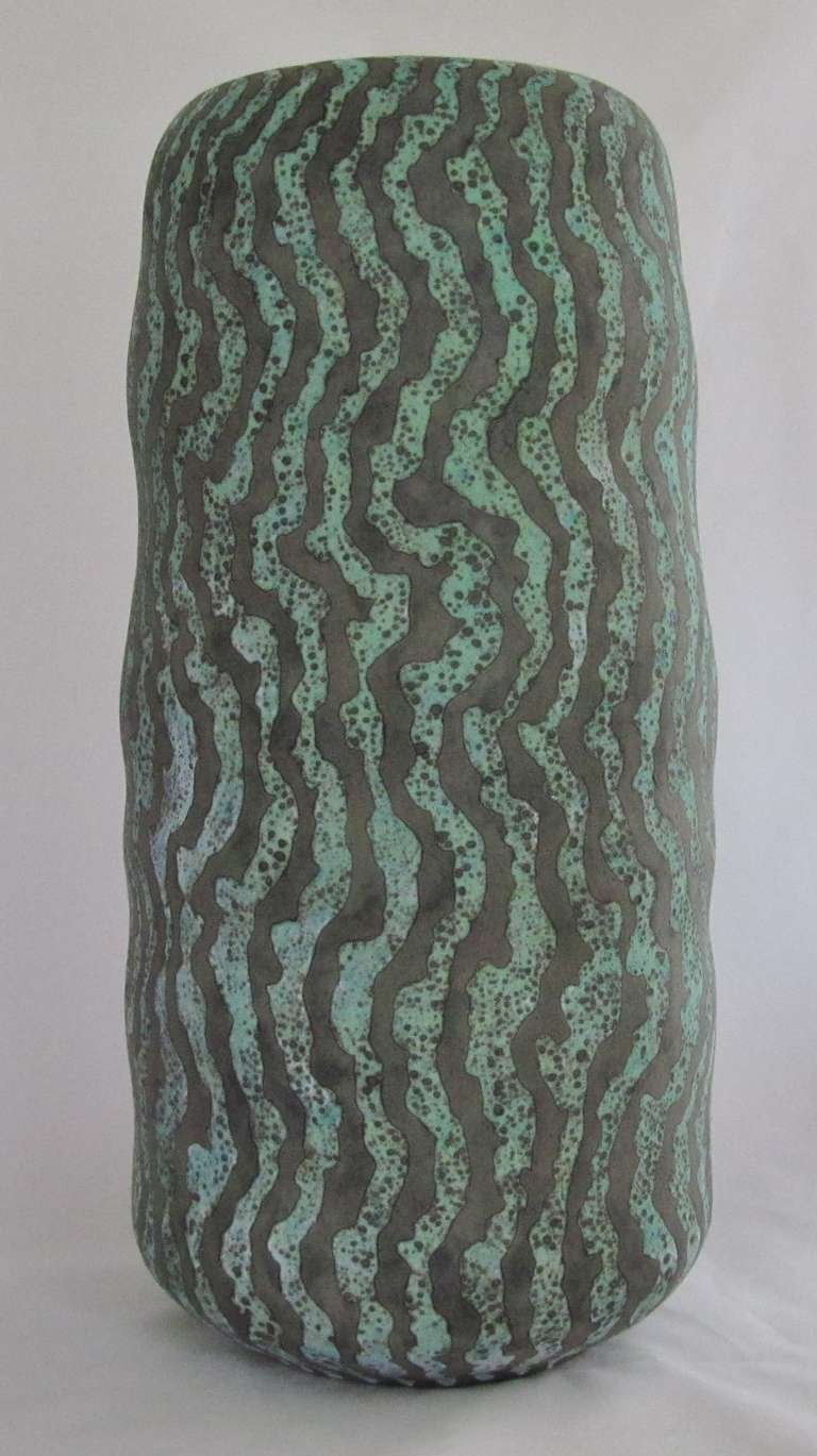 Peter Beard Metal Oxide Wax Resist Vase