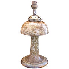 Martin Brothers Lamp decorated with Grotesques