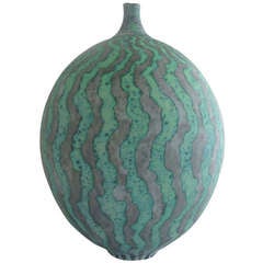 Peter Beard Metal Oxide Wax Resist Vase