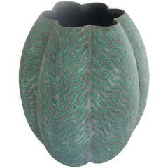 Peter Beard Metal Oxide Wax Resist Vase
