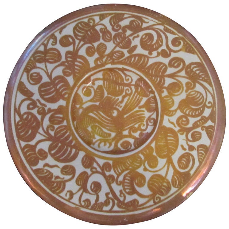 William De Morgan Plate For Sale
