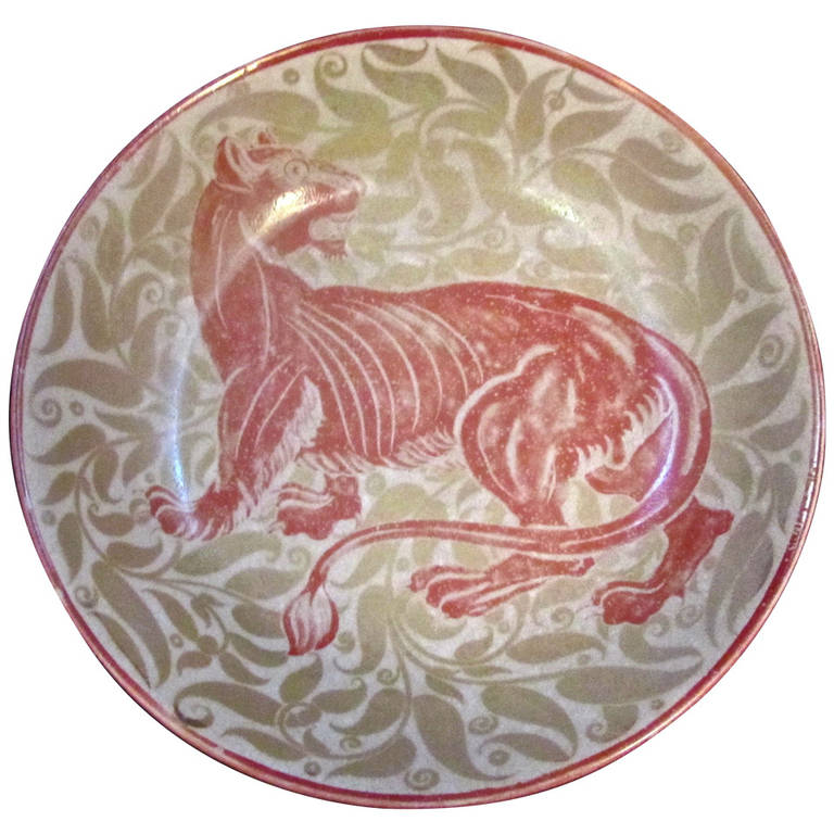 William De Morgan Dish For Sale