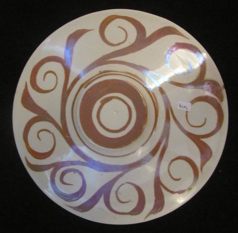 British William De Morgan Plate For Sale