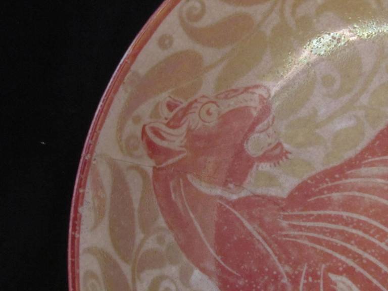 British William De Morgan Dish For Sale