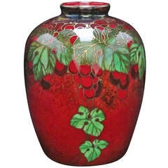 Vintage Doulton Flambe Vase