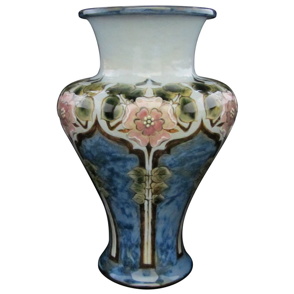 Doulton Art Nouveau Vase For Sale