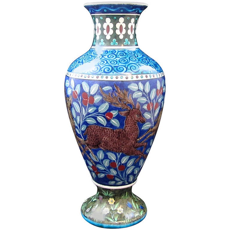 William De Morgan Vase For Sale