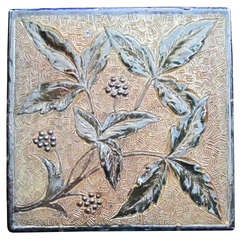 Antique Martin Brothers Tile