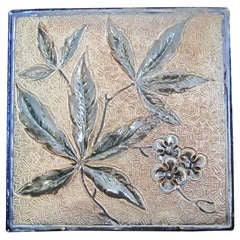 Antique Martin Brothers Tile