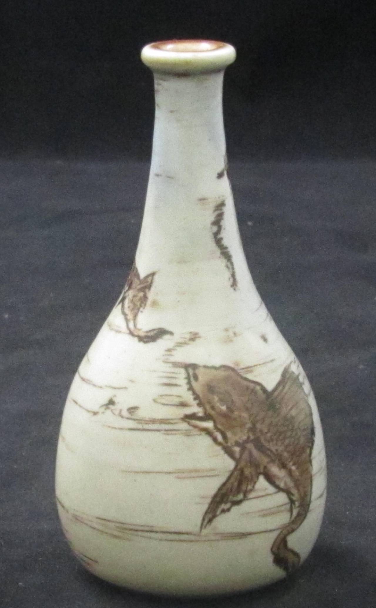 Martin Brothers Vase decorated with Fish