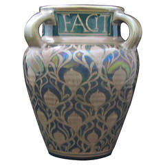 Pilkington's Lustre Three Handled Vase