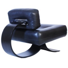 Easy Chair 0N1 and Foot-Rest by Oscar Niemeyer