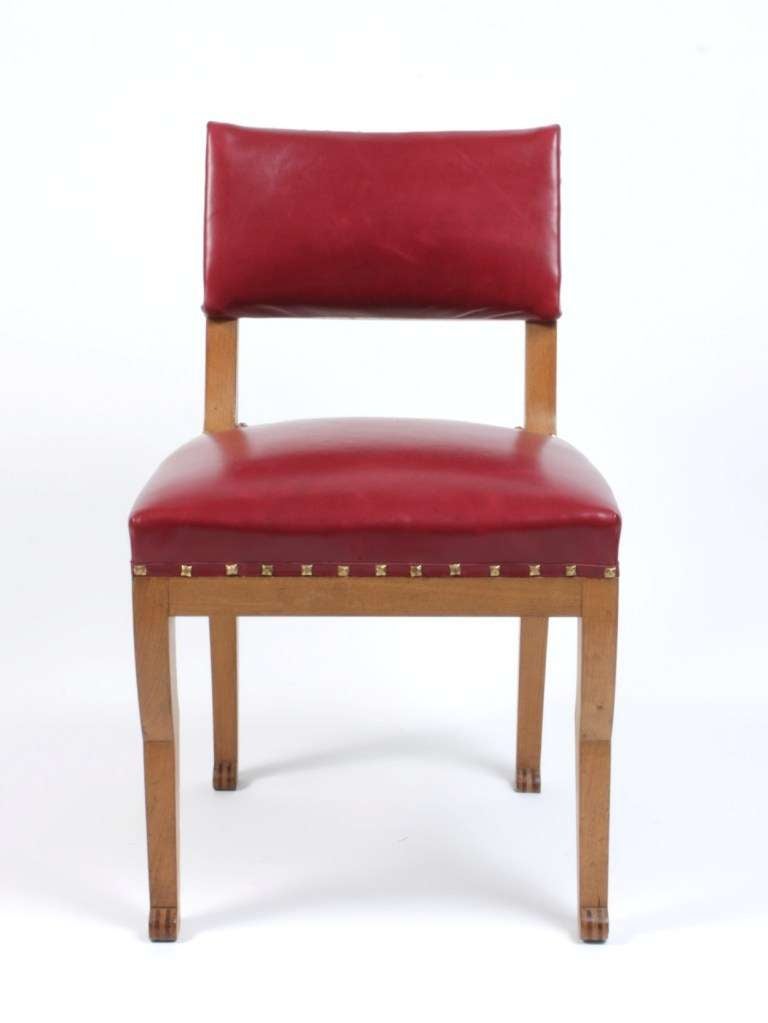 Pair of Egyptian chairs by Dupré-Lafon, 1958