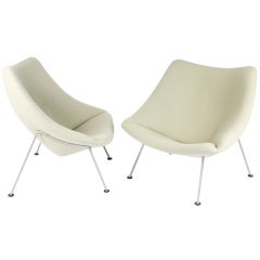 Pair of Armchairs Oyster by Pierre Paulin, 1964