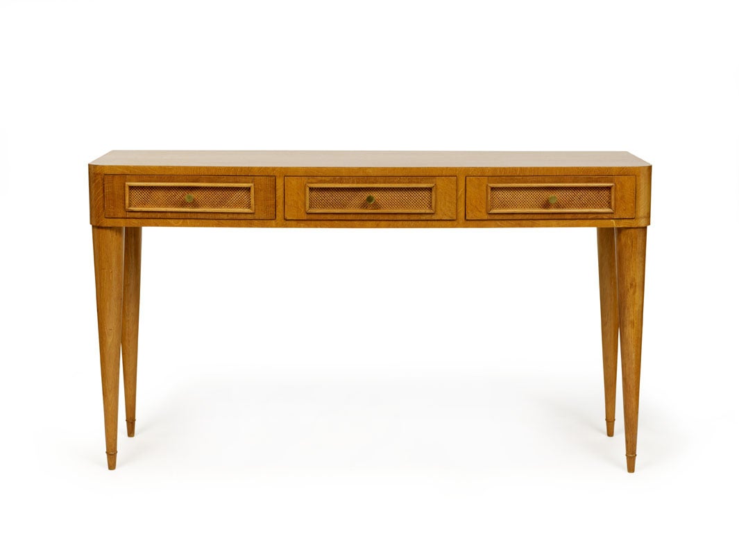 Console table by Jean Royère, 1950's For Sale