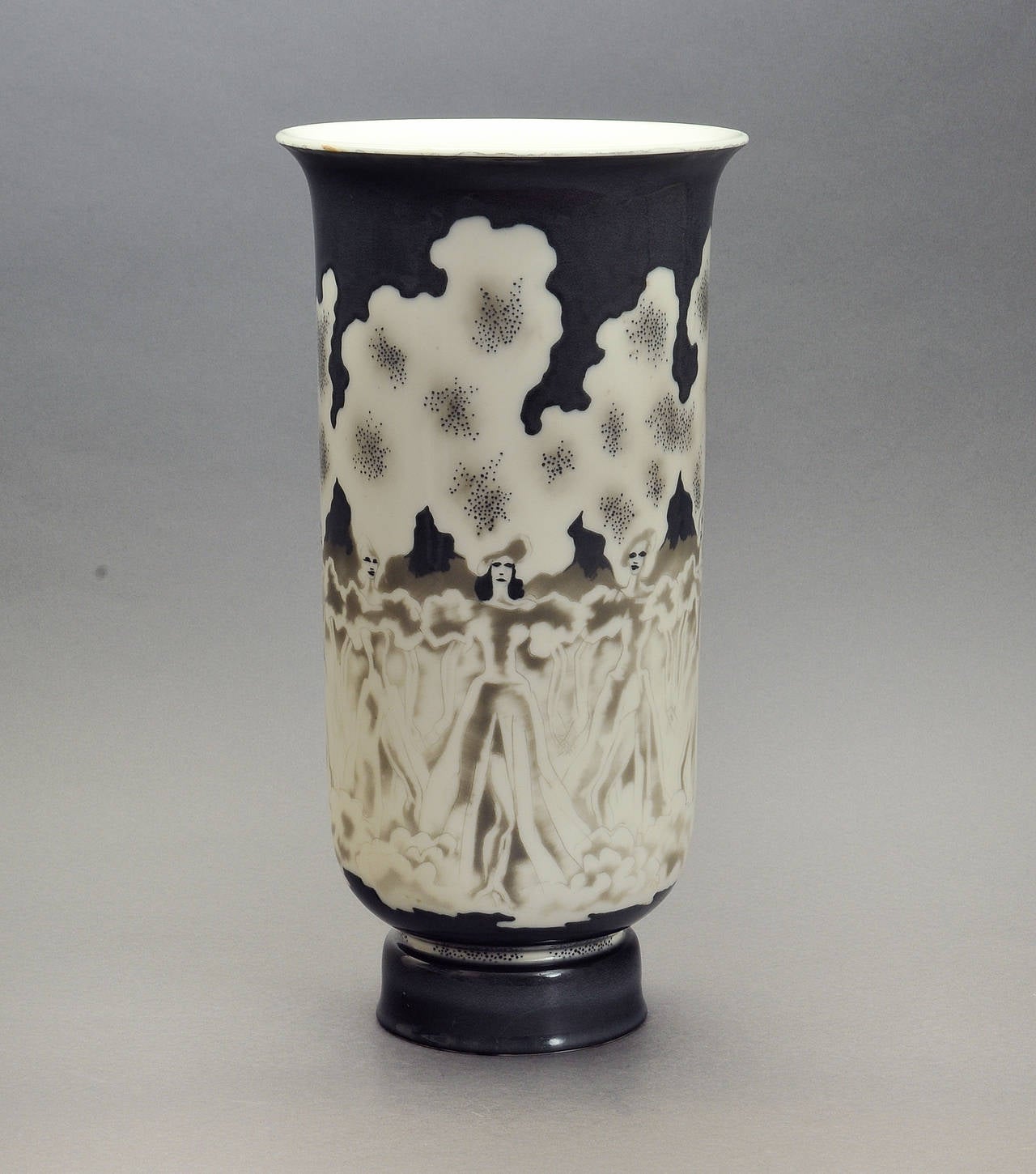 Mid-20th Century 1937 Manufacture Nationale de Sevres Art Deco Vase