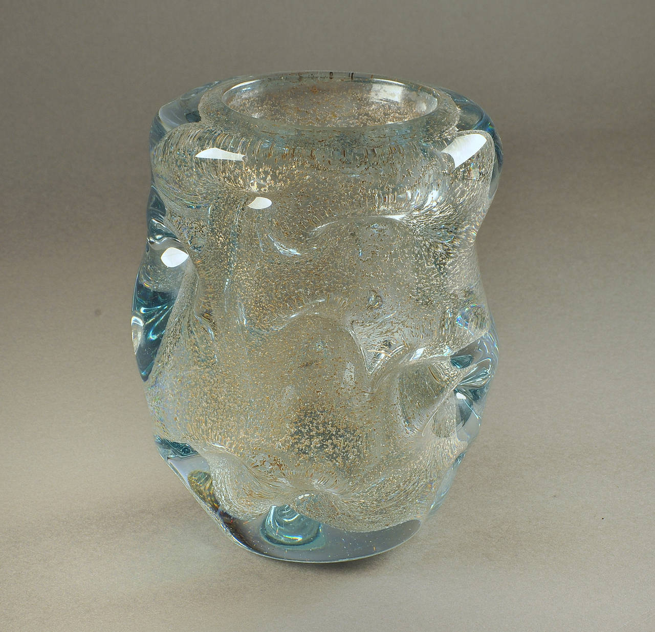 Glass André Thuret Beautiful Vase For Sale