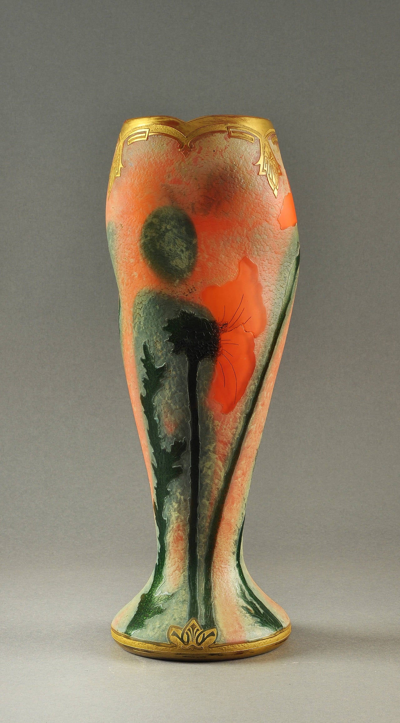Legras Museum "Indiana" Vase, circa 1900-1910