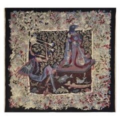Pierre Pothier Rare Surrealist Aubusson Tapestry Circa 1940
