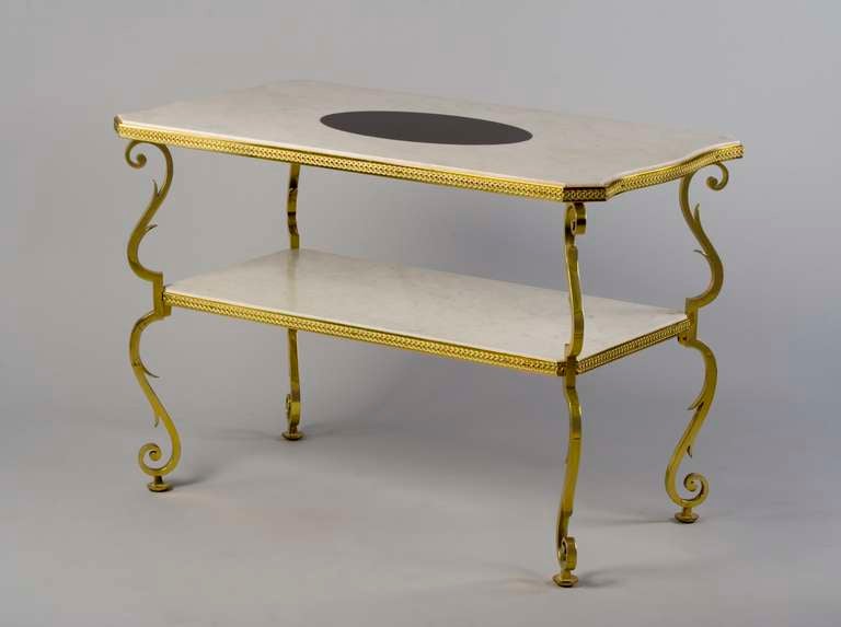 Circa 1950 Coffee Table by Gilbert Poillerat
