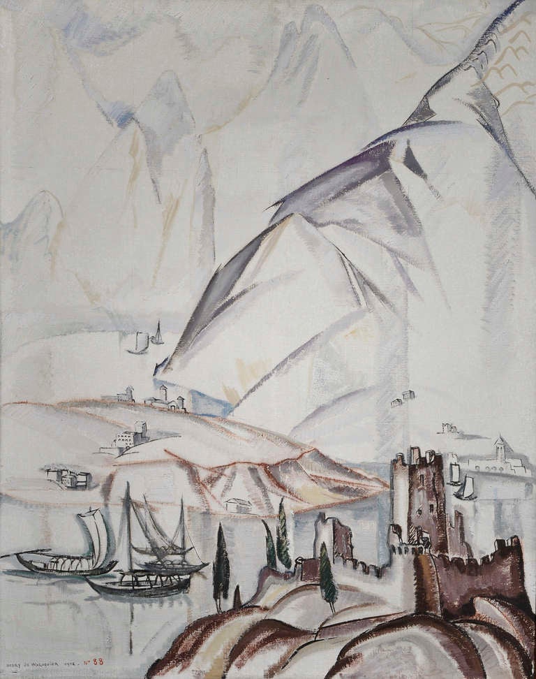 Henry de Waroquier - Huile sur toile signée et datée de 1912