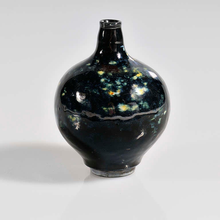 Maurice Gensoli - A Small 1930's Round Stoneware Vase