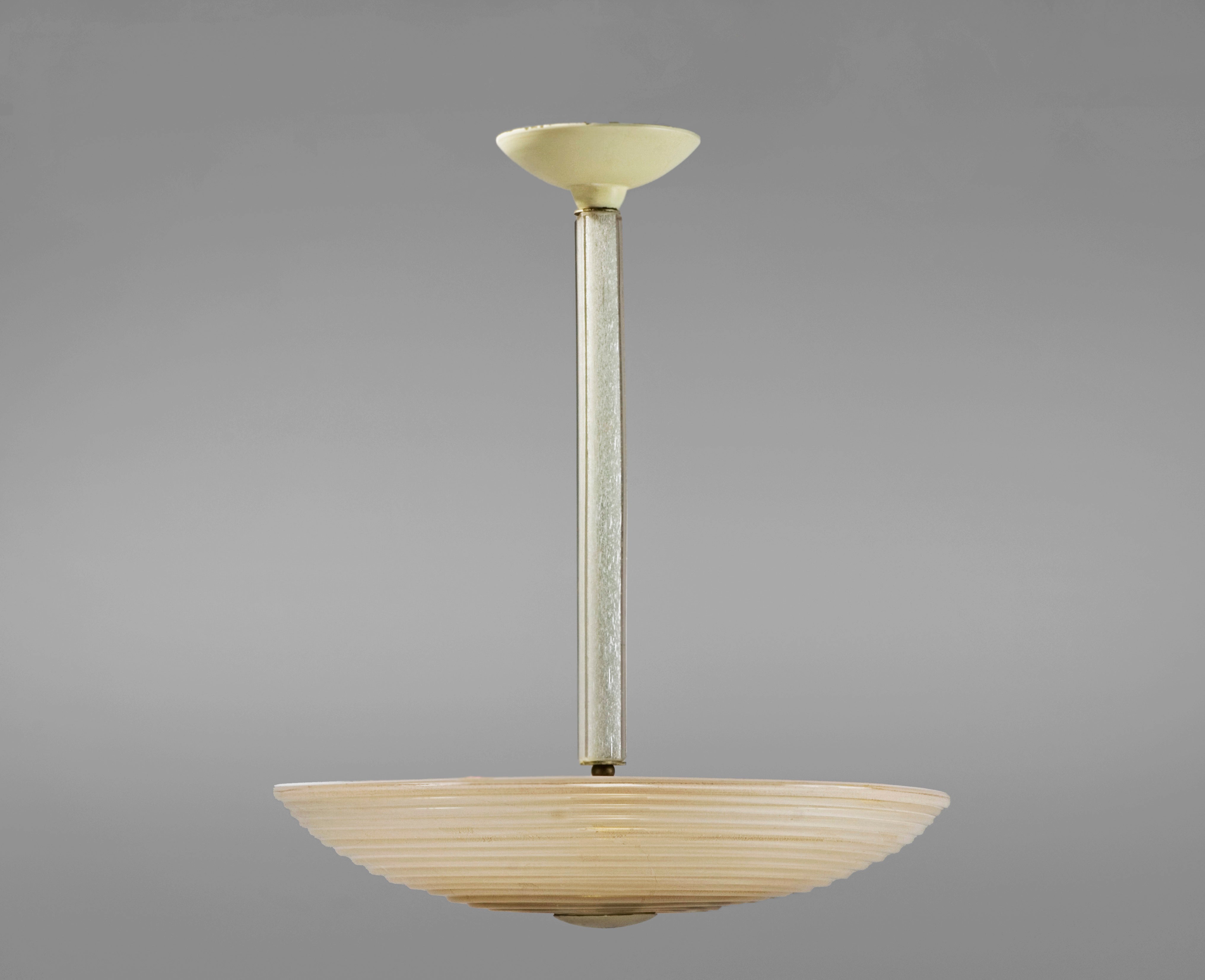 Venini - Tomaso Buzzi Ceiling Light Circa 1930