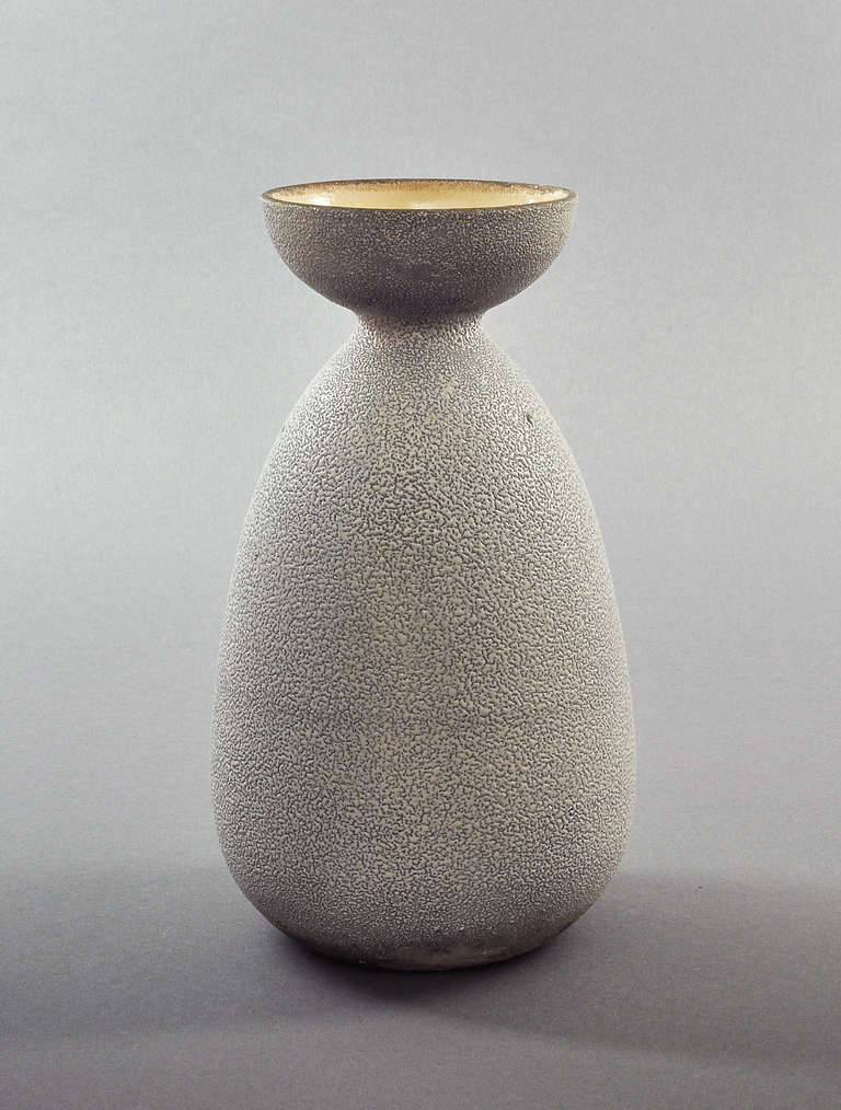 Art Deco Jean Besnard Earthenware Vase Circa 1930