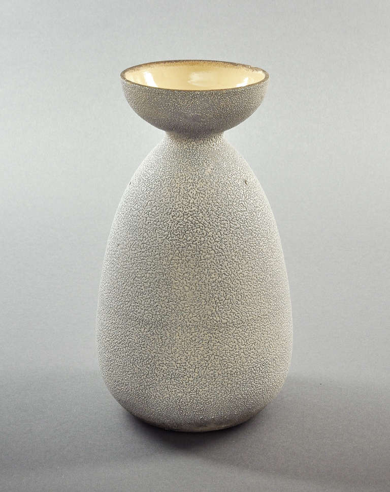 French Jean Besnard Earthenware Vase Circa 1930