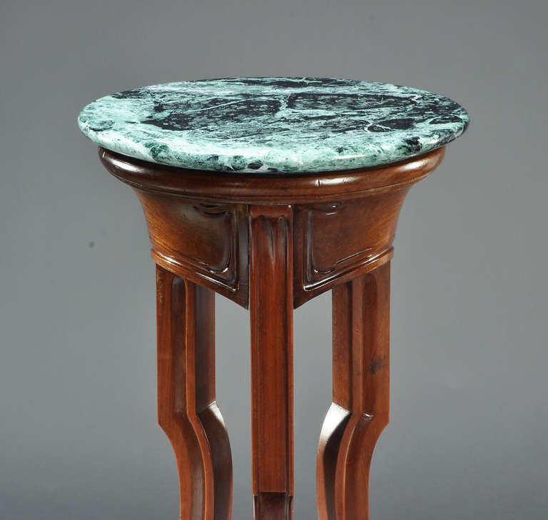 Rare Paul Croix-Marie Art Nouveau Pedestal For Sale 1