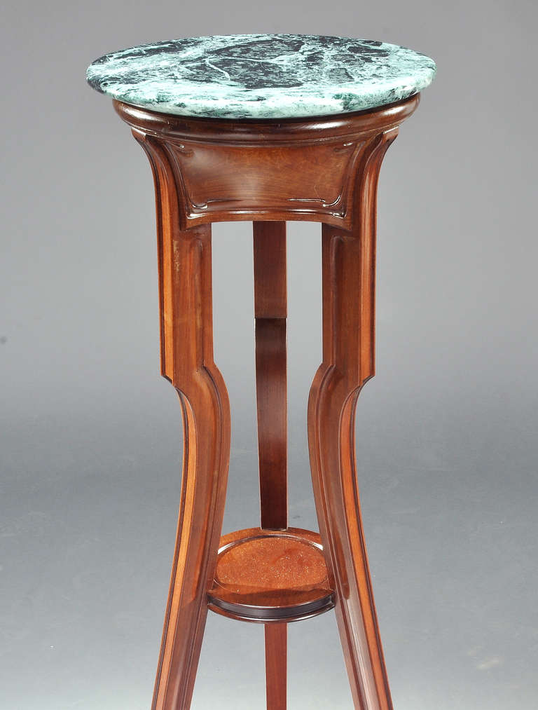 Rare Paul Croix-Marie Art Nouveau Pedestal For Sale 2