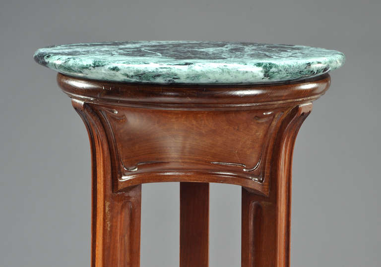 Rare Paul Croix-Marie Art Nouveau Pedestal For Sale 3