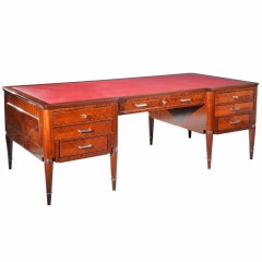 Large Rosewood Desk By André Domin & Marcel Genevriere