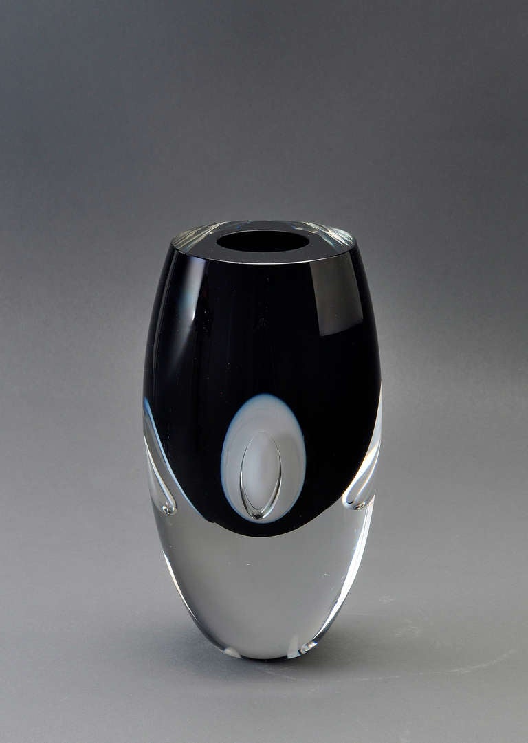 Glass Timo Sarpaneva / Iittala Claritas Vase For Sale