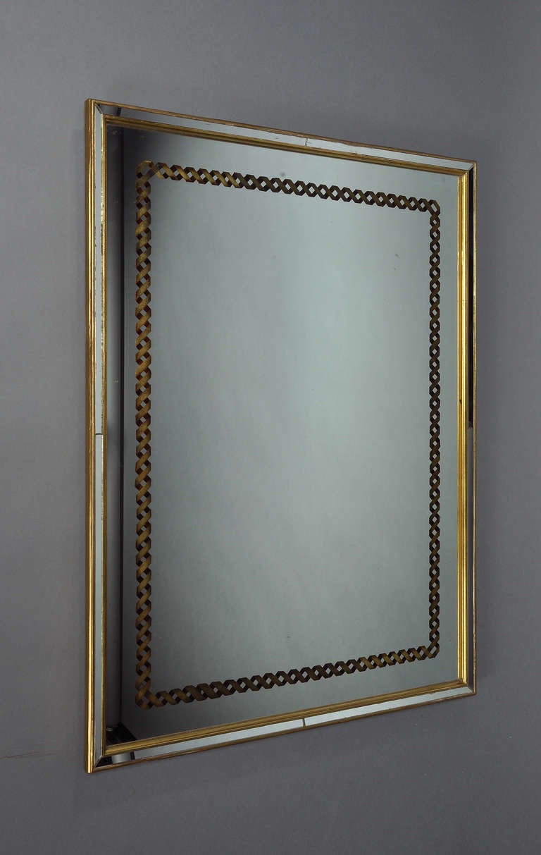 French Robert Pansart Mirror
