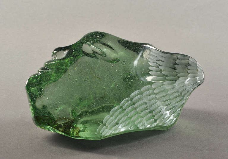 Erwin Burger Unique Documented Glass Head, 1952