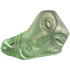 Erwin Burger Unique Documented Glass Head, 1954