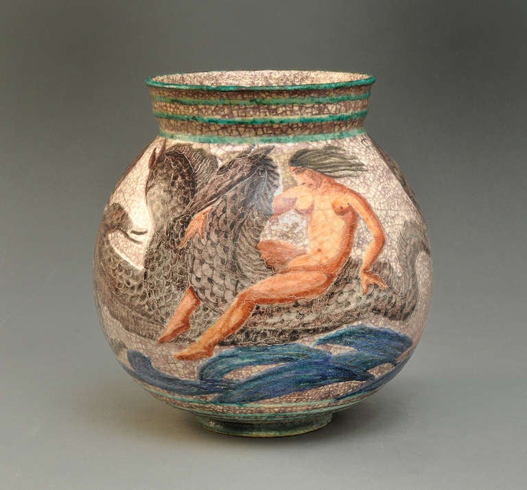 Important Jean MAYODON Vase Circa 1935