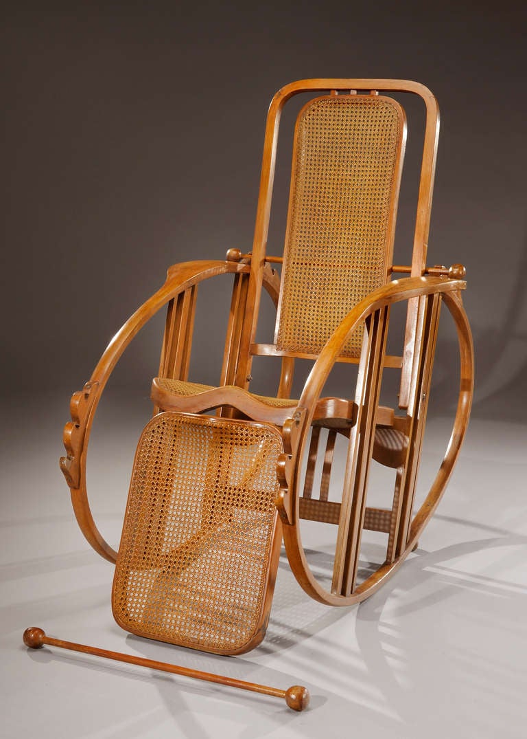 Antonio Volpe Rocking Chair In Good Condition In Paris, FR