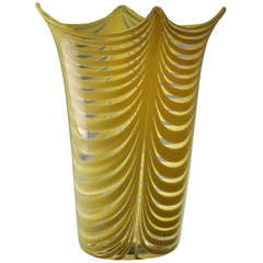 Venini - Rare "fenicio" Vase designed by Tyra Lundgren Circa. 1948