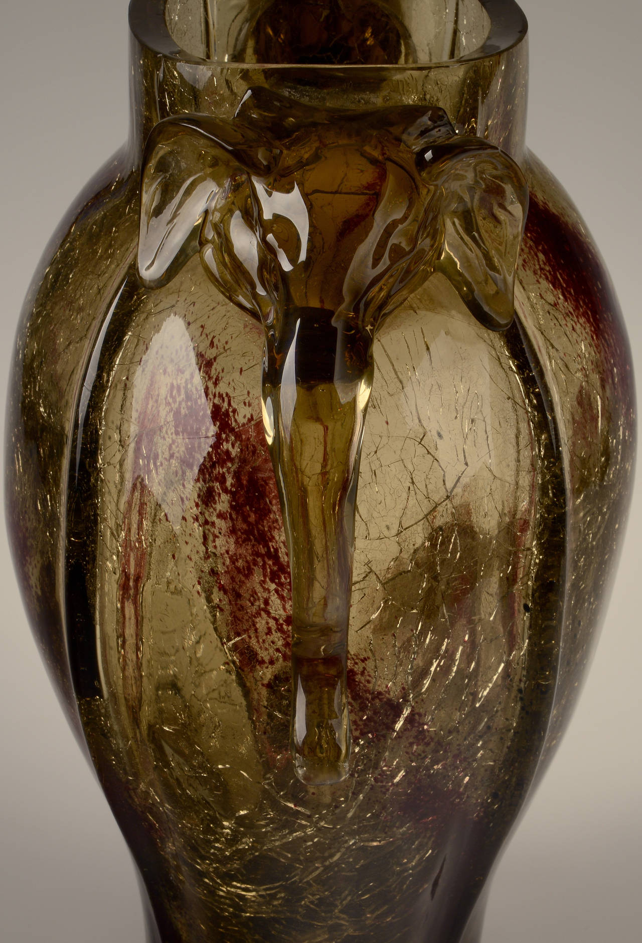 Japonisme Eugène ROUSSEAU & Ernest LEVEILLE Exceptionnal Vase Circa 1890 For Sale